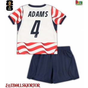 Förenta stater Tyler Adams #4 Hemmakläder Barn VM 2026 Kortärmad (+ Korta byxor)
